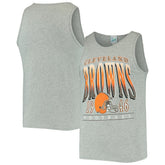 Cleveland Browns '47 Home Opener Vintage Tank Top - Heathered Gray - 47 brand
