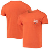 Cleveland Browns Field Goal Pocket Tri-Blend T-Shirt - Heathered Orange - Fanatics