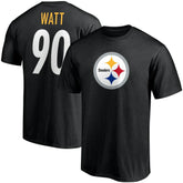 T.J. Watt Pittsburgh Steelers Player Icon Name & Number T-Shirt - Black - Fanatics