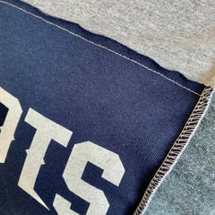 New England Patriots Refried Apparel Sustainable Split T-Shirt - Heather Gray - NFL