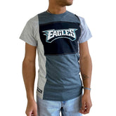 Philadelphia Eagles Refried Apparel Sustainable Split T-Shirt - Heather Charcoal - NFL
