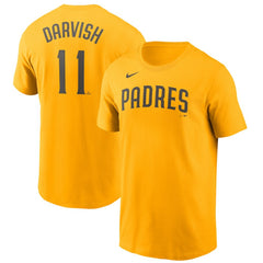 Yu Darvish San Diego Padres Nike Name & Number T-Shirt for sale
