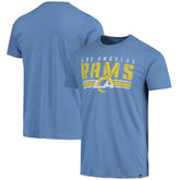 Los Angeles Rams '47 Stripe Thru Franklin T-Shirt - Heathered Royal - 47 brand