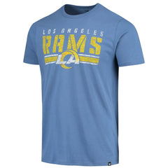 Los Angeles Rams '47 Stripe Thru Franklin T-Shirt - Heathered Royal - 47 brand