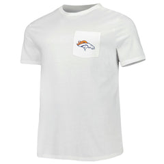 Denver Broncos Vineyard Vines Big & Tall Helmet T-Shirt - White - NFL