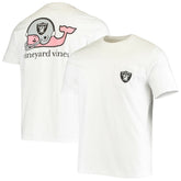 Las Vegas Raiders Vineyard Vines Big & Tall Helmet T-Shirt - White - NFL