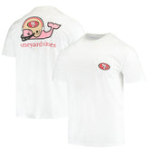 San Francisco 49ers Vineyard Vines Big & Tall Helmet T-Shirt - White - NFL