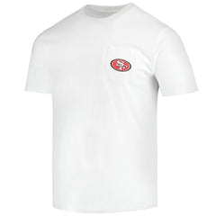 San Francisco 49ers Vineyard Vines Big & Tall Helmet T-Shirt - White - NFL