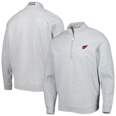 Arizona Cardinals Vineyard Vines Shep Shirt Quarter-Zip Sweatshirt - Heather Gray - NFL