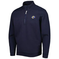 Los Angeles Rams Vineyard Vines Shep Shirt Quarter-Zip Sweatshirt - Navy - NFL