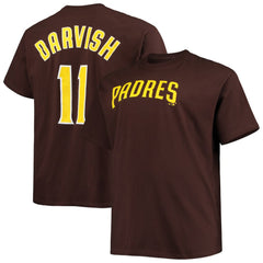 Yu Darvish San Diego Padres Fanatics Big & Tall Name & Number T-Shirt Outlet
