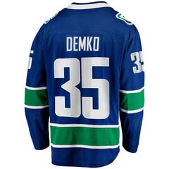 Thatcher Demko Vancouver Canucks Fanatics Home Breakaway Jersey - Blue | Fanatics near me