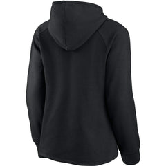 New Orleans Saints Women's First Contact Raglan Pullover Hoodie - Black - Fanatics
