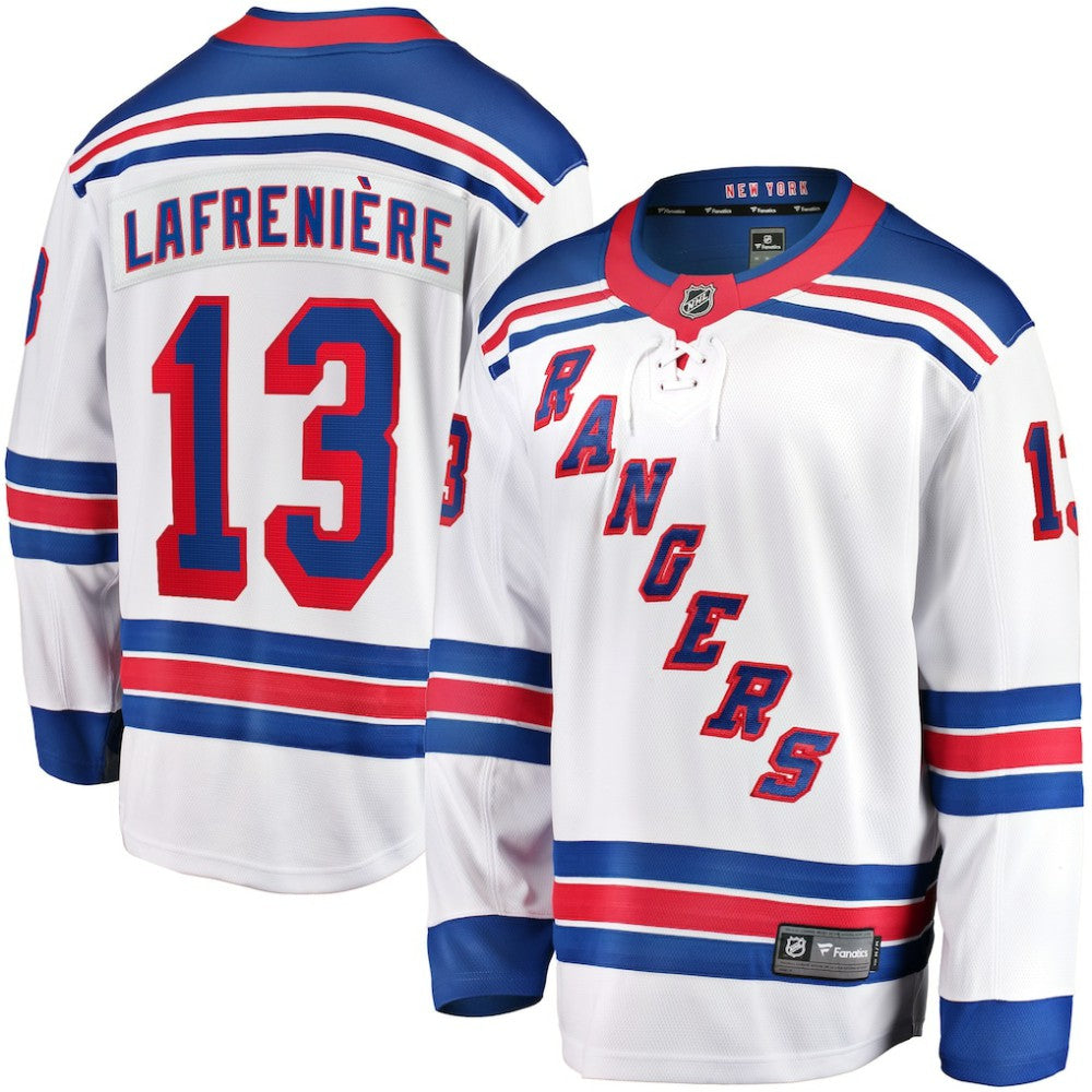 Alexis Lafreniere New York Rangers Fanatics Breakaway Jersey - White | Fanatics near me