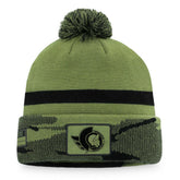 Ottawa Senators Fanatics Military Appreciation Cuffed Knit Hat with Pom - Camo | Fanatics sale