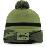 Washington Capitals Fanatics Military Appreciation Cuffed Knit Hat with Pom - Camo | Fanatics sale