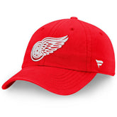 Detroit Red Wings Fanatics Core Primary Logo Adjustable Hat - Red | Fanatics discount
