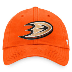 Anaheim Ducks Fanatics Core Primary Logo Adjustable Hat - Orange | Fanatics on sale