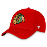 Chicago Blackhawks Fanatics Core Primary Logo Flex Hat - Red | Fanatics online