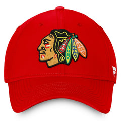 Chicago Blackhawks Fanatics Core Primary Logo Flex Hat - Red | Fanatics online