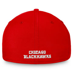 Chicago Blackhawks Fanatics Core Primary Logo Flex Hat - Red | Fanatics online