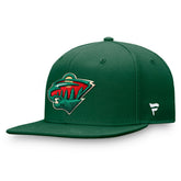 Minnesota Wild Fanatics Primary Logo Snapback Hat - Green | Fanatics discount