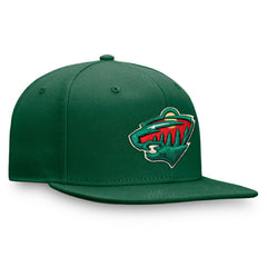 Minnesota Wild Fanatics Primary Logo Snapback Hat - Green | Fanatics discount