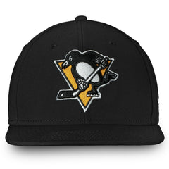 Pittsburgh Penguins Fanatics Primary Logo Snapback Hat - Black | Fanatics Lifestyle