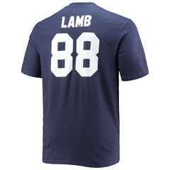 CeeDee Lamb Dallas Cowboys Big & Tall Player Name & Number T-Shirt - Navy - Fanatics