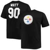 T.J. Watt Pittsburgh Steelers Big & Tall Player Name & Number T-Shirt - Black - Fanatics