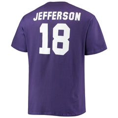 Justin Jefferson Minnesota Vikings Big & Tall Player Name & Number T-Shirt - Purple - Fanatics
