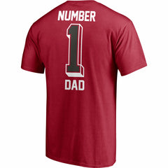 Tampa Bay Buccaneers #1 Dad T-Shirt - Red - Fanatics