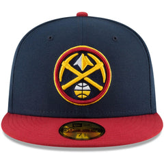 New Era Denver Nuggets 2-Tone 59FIFTY Fitted Hat Navy/Red