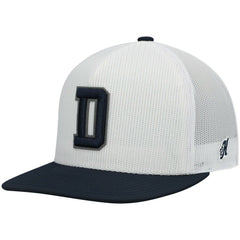 Dallas Cowboys HOOey Logo Snapback Hat - White/Navy - NFL