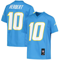 Justin Herbert Los Angeles Chargers Youth Replica Player Jersey - Powder Blue - NFL
