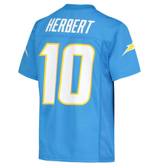 Justin Herbert Los Angeles Chargers Youth Replica Player Jersey - Powder Blue - NFL