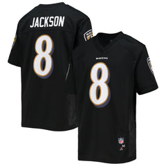 Lamar Jackson Baltimore Ravens Youth Replica Player Jersey - Black - NFL
