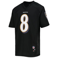 Lamar Jackson Baltimore Ravens Youth Replica Player Jersey - Black - NFL