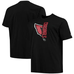 Arizona Cardinals New Era Big & Tall 2-Hit T-Shirt - Black - NFL