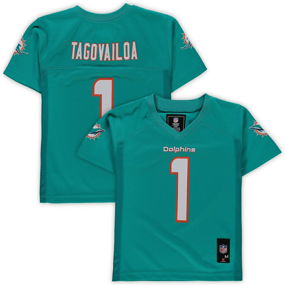 Tua Tagovailoa Miami Dolphins Preschool Replica Player Jersey - Aqua - NFL