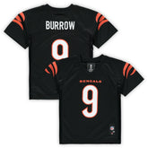 Joe Burrow Cincinnati Bengals Preschool Replica Player Jersey - Black - NFL
