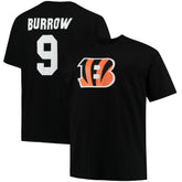 Joe Burrow Cincinnati Bengals Big & Tall Player Name & Number T-Shirt - Black - Fanatics