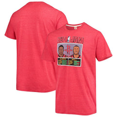 John Wall & Victor Oladipo Houston Rockets Homage NBA Jam Tri-Blend T-Shirt Heathered Red