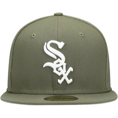 Chicago White Sox New Era White Logo 59FIFTY Fitted Hat Outlet