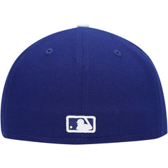 Los Angeles Dodgers New Era White Logo 59FIFTY Fitted Hat for sale