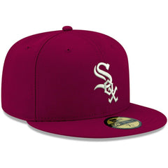 Chicago White Sox New Era White Logo 59FIFTY Fitted Hat Sale