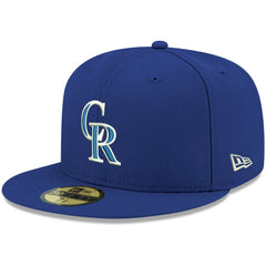 Colorado Rockies New Era White Logo 59FIFTY Fitted Hat Outlet