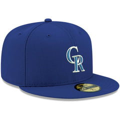 Colorado Rockies New Era White Logo 59FIFTY Fitted Hat Outlet