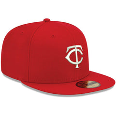 Minnesota Twins New Era White Logo 59FIFTY Fitted Hat Near Me