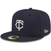 Minnesota Twins New Era White Logo 59FIFTY Fitted Hat for sale